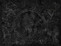 Incor 585 33 Tło czarny beton, wzór srebrny na czerni - dark glamour i mroczny