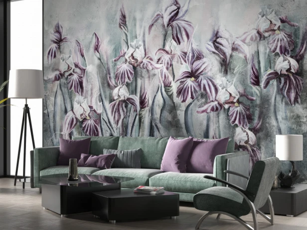 Fototapeta Iris irysy w szronie
