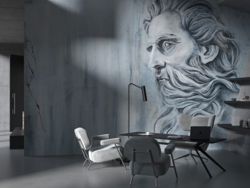 Fototapeta POSEIDON z głową Posejdona