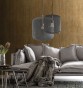 Kolekcja luksusowych tapet włoskich Texam Home Ambient Hanami o tekstylnej strukturze 3D ze srebrnym przetarciem w odcieniach beżu, szarości, turkusu i złota