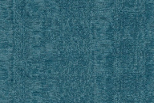 Luksusowa tapeta turkusowa Texam Home Moire AB501 jedwabna z efektem mory 3D