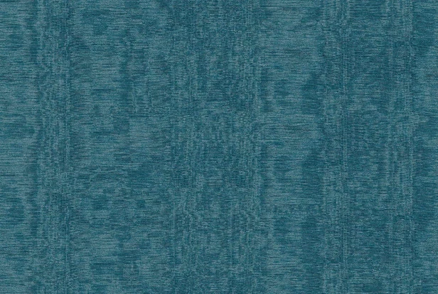 Luksusowa tapeta turkusowa Texam Home Moire AB501 jedwabna z efektem mory 3D