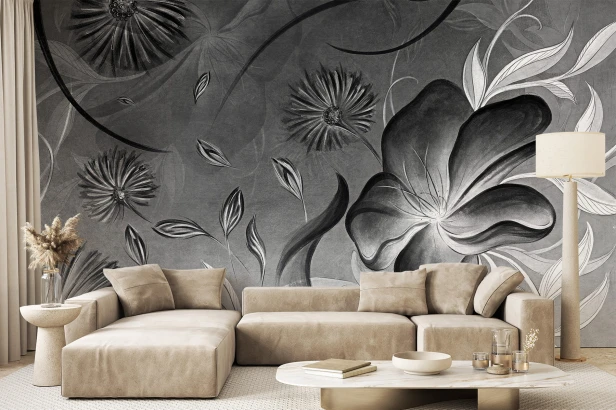 Fototapeta Fiori wielki kwiat w 3 wersjach kolorystycznych