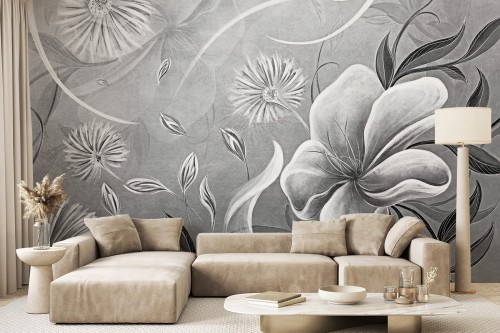 Fototapeta Fiori wielki kwiat w 3 wersjach kolorystycznych