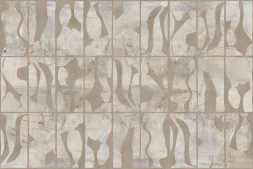 TPA-0826-0235-06 Fototapeta Nuit beżowy taupe vintage przetarty – abstrakcyjne kafle vintage – mural
