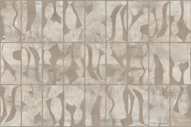 TPA-0826-0235-06 Fototapeta Nuit beżowy taupe vintage przetarty – abstrakcyjne kafle vintage – mural