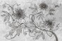 fototapeta Maraya TPA-0826-0213-02 passiflora grafitowy brązowy szaro-brązowy na betonie