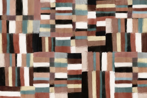 tapeta Palia TPA-0826-0221-00 patchwork malowany mix terakota błękit szałwia beż wielokolorowy boho