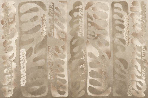 tapeta Sable TPA-0826-0224-00 liście Matisse taupe piaskowy ciepły organiczna wycinanka