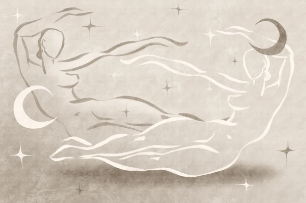 fototapeta Tendre TPA-0826-0226-03 kobiety beżowy taupe jasny minimalistyczny celestial
