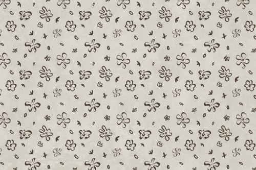tapeta Floret TPA-0826-0228-02 kwiatki brązowe taupe naturalna