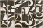 fototapeta Echo TPA-0826-0231-00 collage kwadratów brąz czekoladowy bauhaus łuki koła