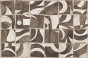 fototapeta Echo TPA-0826-0231-01 collage taupe brązowo-beżowy naturalny mid-century