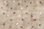 tapeta Libre TPA-0826-0232-00 jaskółki gwiazdy beż taupe ciepły boho wycinanka Matisse