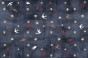 tapeta Libre TPA-0826-0232-02 jaskółki granat nocny denim złote gwiazdy celestial luksusowy