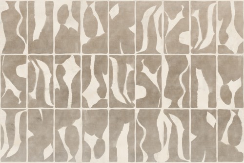 tapeta Nuit TPA-0826-0235-07 kafelki beż taupe jasny negatyw tone-on-tone