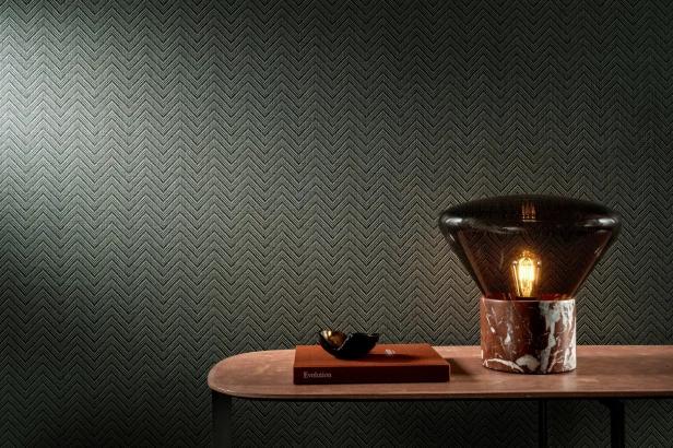 Tapeta Amaranth - chevron jodełka drobna - 7 kolorów