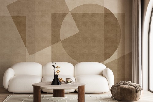 Fototapeta Geso geometria Bauhaus w 3 wersjach kolorystycznych