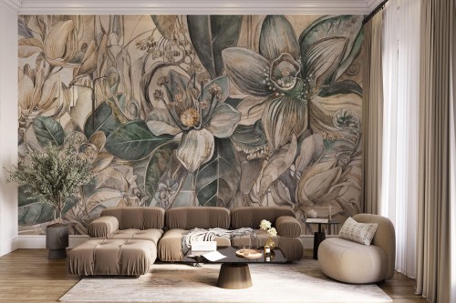 Fototapeta Blush magnolie secesyjne w 7 wersjach