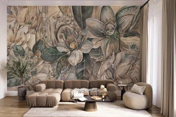 Fototapeta Blush magnolie secesyjne w 7 wersjach