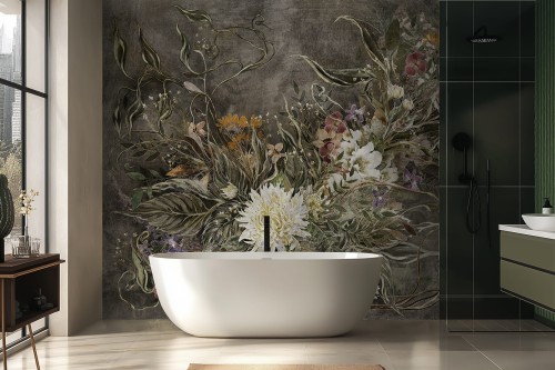 Fototapeta Eloria bukiet kwiatów łąkowych w 3 wersjach kolorystycznych