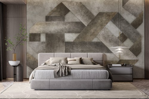 Fototapeta Navira geometryczna wstęga w 3 wersjach kolorystycznych