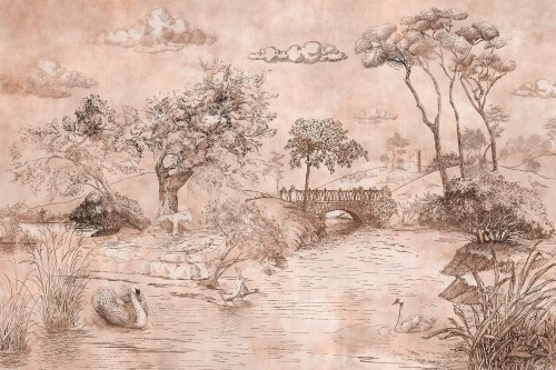 TPA-0824-0106-05 Ciepły brzoskwiniowo-różowy z rdzawą sepią, najbardziej romantyczny i pudrowy.