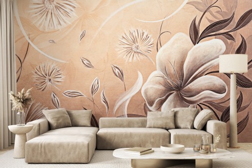 Fototapeta Fiori wielki kwiat w 3 wersjach kolorystycznych