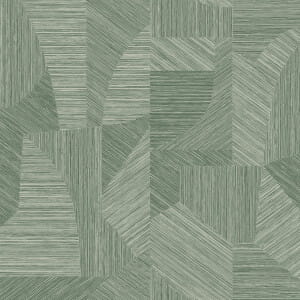 tapeta obiektowa Tarragon 67606 szałwia zielona przygaszona jasna geometryczna